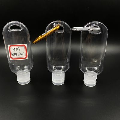 50 Draagbare Flip Top Plastic ODM van ml Bovenkant - onderaan Fles
